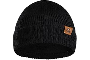 DANISH ENDURANCE Merinowolle Mütze mit Fleece, Warme Wintermütze, Stretchy & Bequem, Unisex, Beanie für Damen & Herren