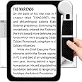Magnifying Glass with Light- Page Magnifier for Reading 48 LEDs 3 Modes Lightweight Plastic Handheld Reading Magnifier for Senior Kids