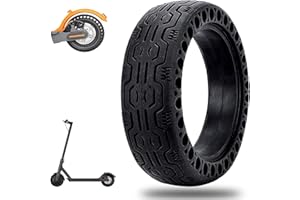WIKEA Neumático de Scooter eléctrico de 8.5 Pulgadas Que Brilla en la Oscuridad para Xiaomi M365 - Neumático Duradero de Repuesto sin cámara Neumático de Repuesto