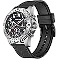Lixada Solar Powered North Edge Watch for Men Outdoor Stainless Steel Electronic Chronograph Solar-Charged Watch180 Days Power Reserve Pilot Inspired Watch