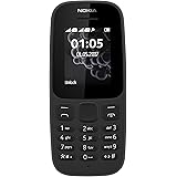 Nokia 105 Téléphone Portable - Noir [Version Import]