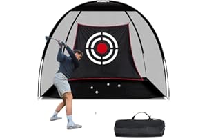 KAIDIDA Golf Practice Hitting Nets for Backyard Driving Indoor Use Heavy Duty Practice Golf Driving Nets for Backyard Premium Portable Golf Impact Nets Cages with Frame and Net for Men