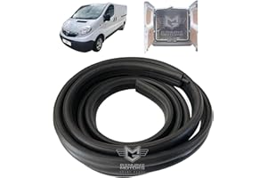 Joint d'étanchéité de porte arrière en caoutchouc EPDM noir de rechange pour van Vauxhall Vivaro A (MK1) (2001–2015) 4408416 - GENUINE MOTORS