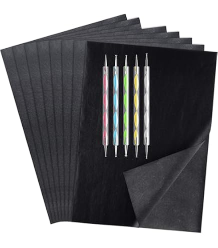 50 Blatt Transferpapier A4 - Kohlepapier Für Holzprojekte & Zeichnungen