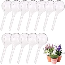 Lot De 12 Globes D'Arrosage Automatique Pour Plantes - Bulbes Goutte à Goutte 5,1 Cm