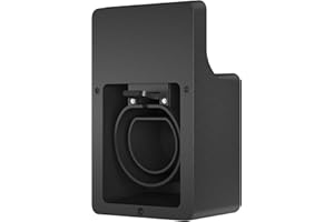 Green Wallbox Porta Cavo di Ricarica Tipo 2 - per Auto Elettrica - Materiale Solido - Compatibile con Cavo Tipo 2 - Presa con Blocco - Accessorio per Auto - Uso Universale