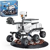 City Spaziale Mars Rover Set da Costruzione Giocattoli Spaziali con Mini-bambola di Astronauti Giochi per Bambini e Bambine d