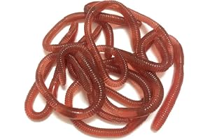 Ruhnjyg Fake Worm Skrämmande rekvisita, Stretchiga daggmaskar Realistiska daggmaskar