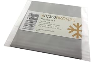 EC360® Bronze 8W/mK Thermal Pad (100 x 100 x 2.0 mm)