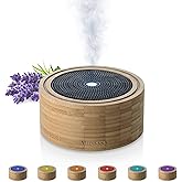 Medisana AD 625 Diffuseur d'arôme avec optique bambou, diffuseur de parfum avec minuterie, désodorisant électrique pour huile