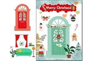 ‎INFUNLY INFUNLY Tür Metall Stanzen Haus Fenster Schneiden Matrizen Sofa Vorhang Prägeschablonen DIY Handwerk für Karte Machen Foto Dekoration