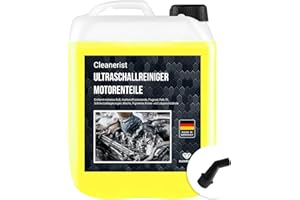 DIE SEIFENBLASE 10 litros de limpiador ultrasónico AP03 concentrado, incluye grifo para piezas de motor, motores RC, frenos, inyectores