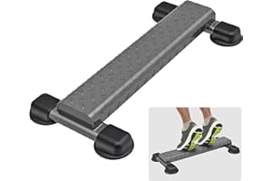 Lifeswell Steel Calf Raise Bar, Versatile Standing Calf Raise Machine, Wider Anti-Slip Solid Calf Block, Rounded Edge Design, Perfect for Calf Stretching, Squat, Foot Stretch, 800 lbs Capacity