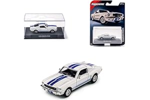 Majorette, Collection 1965 Shelby GT350, Metal, Escala 1:64, Llantas Originales, retrovisores Pintados, Ruedas de Goma, Faros realistas,Especial coleccionista, 14 años (8505001002)