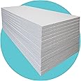 Triplast Expanded Polystyrene Foam Sheets EPS 70 (12 Sheets, 2400 x 1200 x 25mm Each) - Wall & Floor Insulation Board (BBA Certified) - Box Lining & Packaging Foam Board - Arts & Craft Foam Blocks