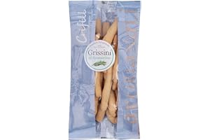 Crifill Grissini Stangen Rosmarin, Italienisch, mit Olivenöl, edel, handgemacht, Artigianali, Grissini 200 g