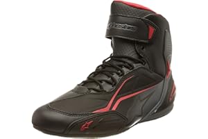 Alpinestars Homme Faster-3 Shoes Black/Grey Camo/Fluo Red Chaussures, 42 EU