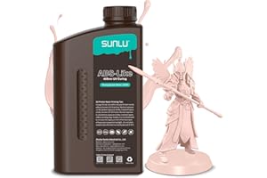 SUNLU Resina ABS-Like per stampante 3D 1KG, Resina a Polimerizzazione Rapida UV 405nm per Stampa 3D LCD/DLP/SLA, Non Fragile & Alta Precisione, Beige 1000g