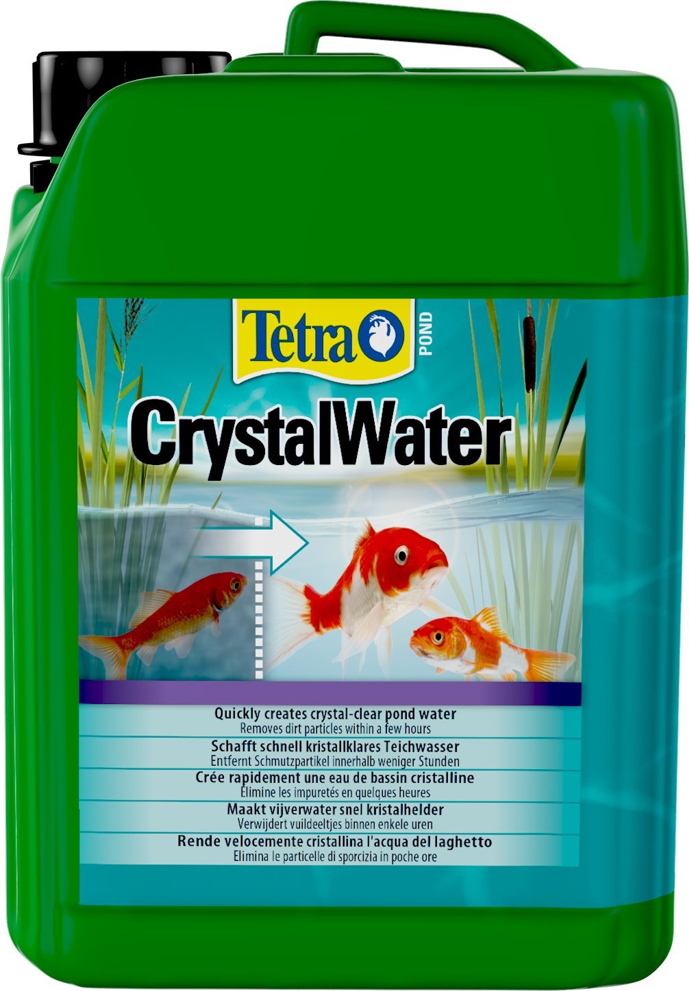 Tetra Pond CrystalWater (Teichpflege für klares Teichwasser, Wasserklärer gegen Trübungen), verschiedene Größen