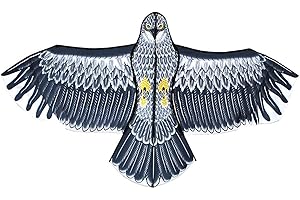 shpuuyy Cerf Volant Anti Oiseaux | Cerf Volant Effaroucheur d'oiseaux | Effaroucheur d'oiseaux Volants | Faucon Réaliste Effaroucheur À Oiseaux | pour Ferme De Jardin
