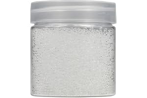 Bala&Fillic 2mm Runde Perlen zum Auffädeln 10000pcs/110 Gramm in Box,12/0 Transparent GlasPerlen kleine Rocailles Perlen für Machen Schmuck Ohrring Armbänder Halskette (Transparent)