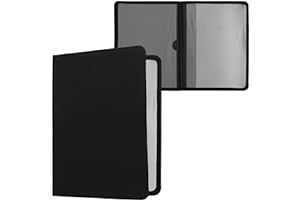 kwmobile Funda para Permiso de circulación Italiano - Estuche de Neopreno para carné de Conducir Italia 105 x 148 mm Negro