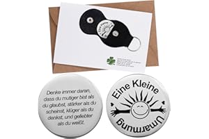 XIAONIU Eine kleine Umarmung Glücksbringer Silber, Glücksmünze Mutmacher Geschenk, Neujahrsglücksbringer Glücksmünze für Prüfung bestanden Geschenk Edelstahl Doppelseitig Rund Glücksmünze