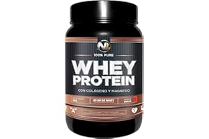 FERAGUI PHARMA Whey Protein Pura 100% | Proteína en Polvo Colágeno, Magnesio y Vit B6 | Aminoácidos + BCAA´s | Mejora el desarrollo y la recuperación muscular | Proteína con enzimas digestivas | 1kg (1KG, Fresa)