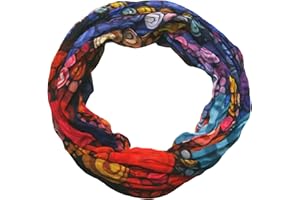 beybey® Trance Edition Damen Seide Loop Schal in herrlichen Farben - ein Seidenschal zum Verlieben