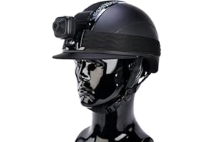 TECHALOGIC HC-1 2K QHD Equestrian Helmet Camera - Ultra lightweight Camera for Riding - Compact Head Cameras for Horse Riding - Connects to Most Horse Riding using GoPro Style Fittings