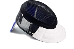 LEONARK Máscara de Espada de esgrima CE 350N Mascarilla de Grado Nacional certificada - Equipo de protección de esgrima