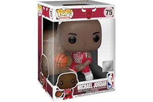 Funko Pop! NBA: Bulls - 10" Michael Jordan - (Red Jersey) - Vinyl-Sammelfigur - Geschenkidee - Offizielle Handelswaren - Spielzeug Für Kinder und Erwachsene - Sports Fans - Modellfigur Für Sammler