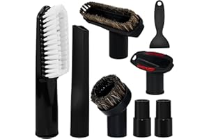 LANSKYLAN Staubsauger Aufsätze Universal Staubsaugeraufsätze Polsterdüse 32mm Fugendüse 35mm Staubsaugerdüse Staubsauger Düsenset Vakuum Aufsätze Set Kompatibel mit Kärcher, Miele, Siemens, Bosch