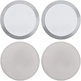 AMACOAM Kaffeefilter Edelstahl für Aero press Kaffee Maschine Wiederverwendbarer Kaffeefilter 2 Typen Abwaschbare Feinmikrofi