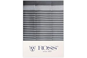 Ross - Exclusiv - Geschirrtücher Halbleinen - 0914-3er-Pack (50 x 70cm Grau)