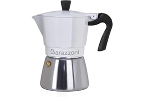 Barazzoni Moka Cafetière hybride 6 TZ-adaptée pour induction, acier