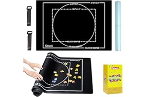 Celawork rubber Jigsaw Mat 1000 Pieces jigsaw mats roll 1000 pieces | suitable for 1000 500 puzzle | Works with Jigsaw Board