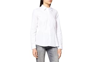 Seidensticker Damen Bluse - City Bluse - Hemdbluse - Regular Fit - Langarm - Uni - 100% Baumwolle