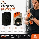 VOİT 7057 FİTNESS ELDİVENİ GRİ-TURUNCU