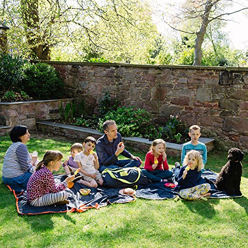The Brug v2.0 – Praktische, familientaugliche Picknickdecke und Tragetasche in Einem von Wunderlife. Robust, wasserabweisend, waschbar und kompakt. Durchmesser als Picknick – oder Spieldecke ausgebreitet, ca. 150x150cm; Als Tasche ca. 40 – Liter Fassvolumen. Mitnahmebereit für die Fahrt ins Wochenende, ein Picknick, Camping Trip, Strandtag, Sport, Lego Spielmatte, Innen- und Außenspiel. Und in Sekunden ist alles vor Ort wieder ausgebreitet. - 7
