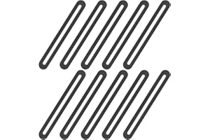XINGWENHAO Regulowane Blachy, 10-Pack Metalowe Perforowane Blachy, Długie Przedłużki w Drewnie, Płaskie Łącznikiom Kochy, do mebli i Napraw Drewna do Projektów DIY - 155x19mm