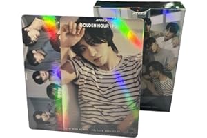 YUTO ATEEZ Album laser card golden hour Part.1 fotocard 55 pz ATEEZ Nuovo Album laser card Golden Hour Part.1 carte lomo ATEEZ Album cartoline ateez photocards Set