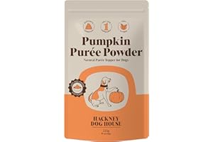 Pumpkin Powder for Dogs (225 grams) | Create Natural Pumpkin Purée | UK Canned Pumpkin Alternative | High Fibre Topper (30 Daily Servings) | Hackney Dog House