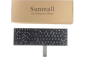 SUNMALL Keyboard Replacement Compatible with ASUS R510l X550 X550ca K550 X552l Series Laptop Black US Layout