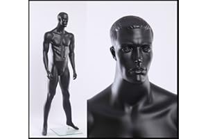 EUROHANDISPLAY eurohan pantalla Schöne abstracta Negro Mate lacado Maniquí schaufensterfigure