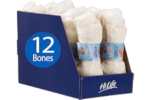 HiLife Chews Day! Rawhide Prairie Bone Dog Chews, 12 x Bones