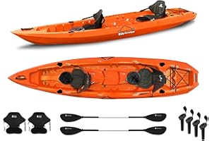 BIG MAMA KAYAK Kayak Biposto Mojito Big Mama - 2 + 1 posti, lunghezza 380 cm, ruote integrate