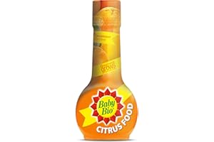 Baby Bio Citrus Food, 175ml - Citrus Plant Food for Healthy Growth and High Potassium for Better Fruit Yield - Year Round Care Concentrate Fertiliser - Fruit Tree Aid Spray