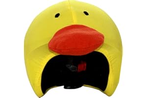 COOLCASC Funda para Casco Animales - Compatible con Casco de Bici, Esquí y Skate - Niños y Adultos - Talla Única - Diseño Divertido
