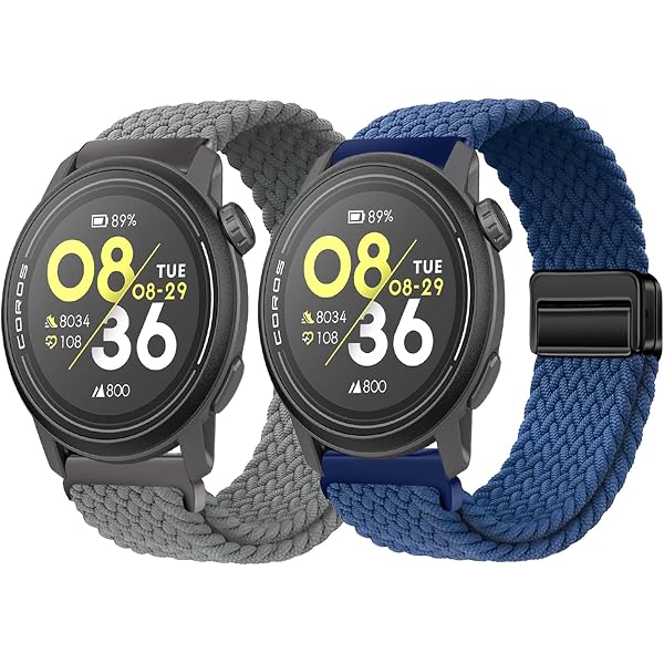 Cinturino In Silicone Blueshaweu Per Smartwatch Coros – 20 Mm / 22 Mm – Morbido, Traspirante, Per Pace 3, Pace 2, Apex 2, Apex Pro